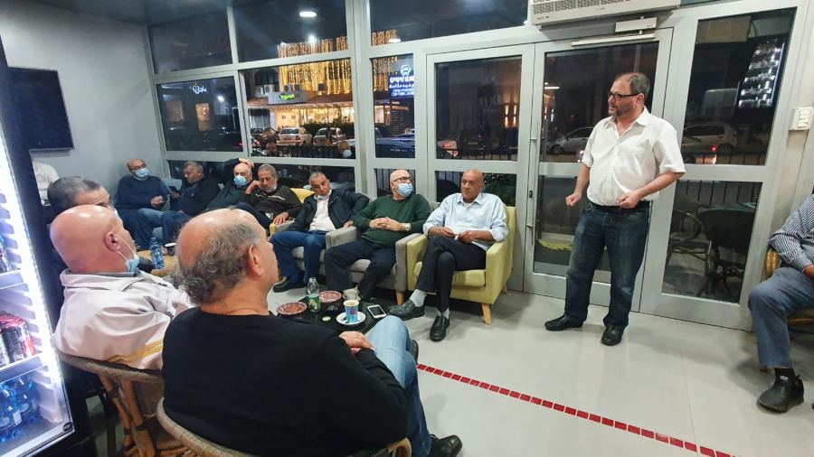 بمشاركة النائب عوفير كسيف اجتماع انتخابي داعم للقائمة المشتركة في باقة 
